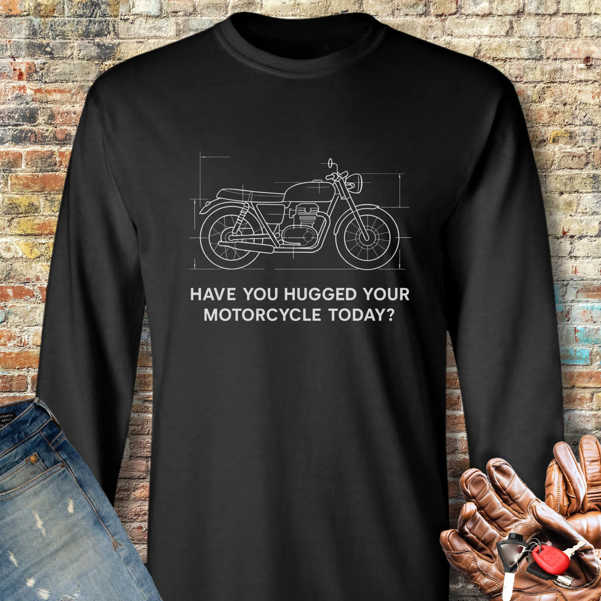 Maintenance Required Long Sleeve T-Shirt - Black