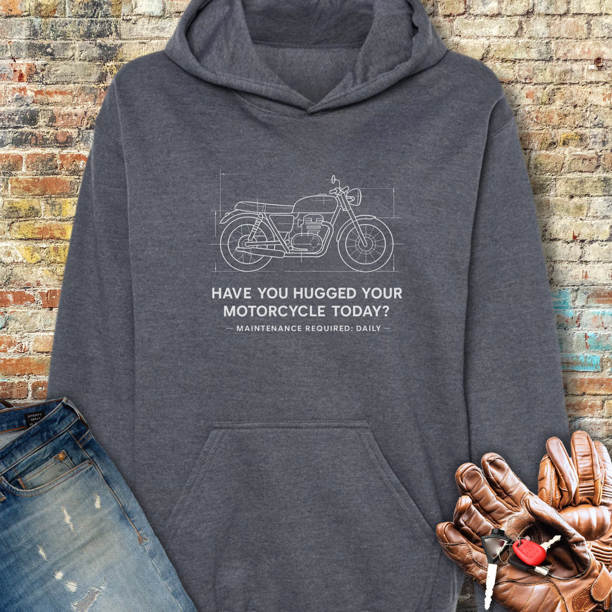 Maintenance Required Hoodie - Dark Heather