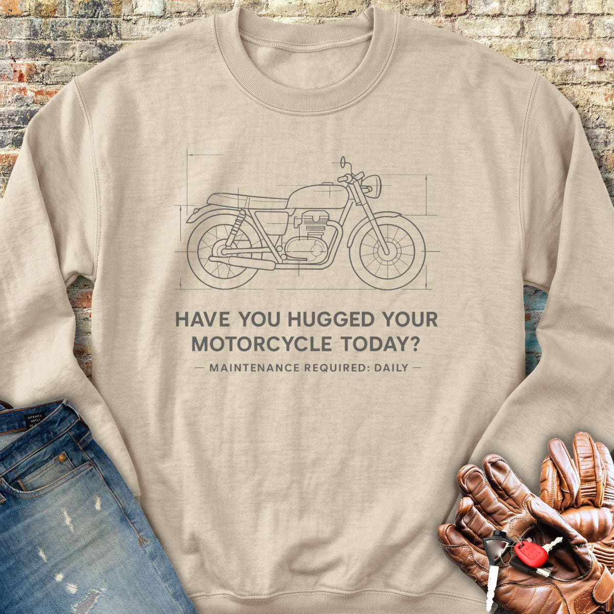 Maintenance Required Sweatshirt - Sand
