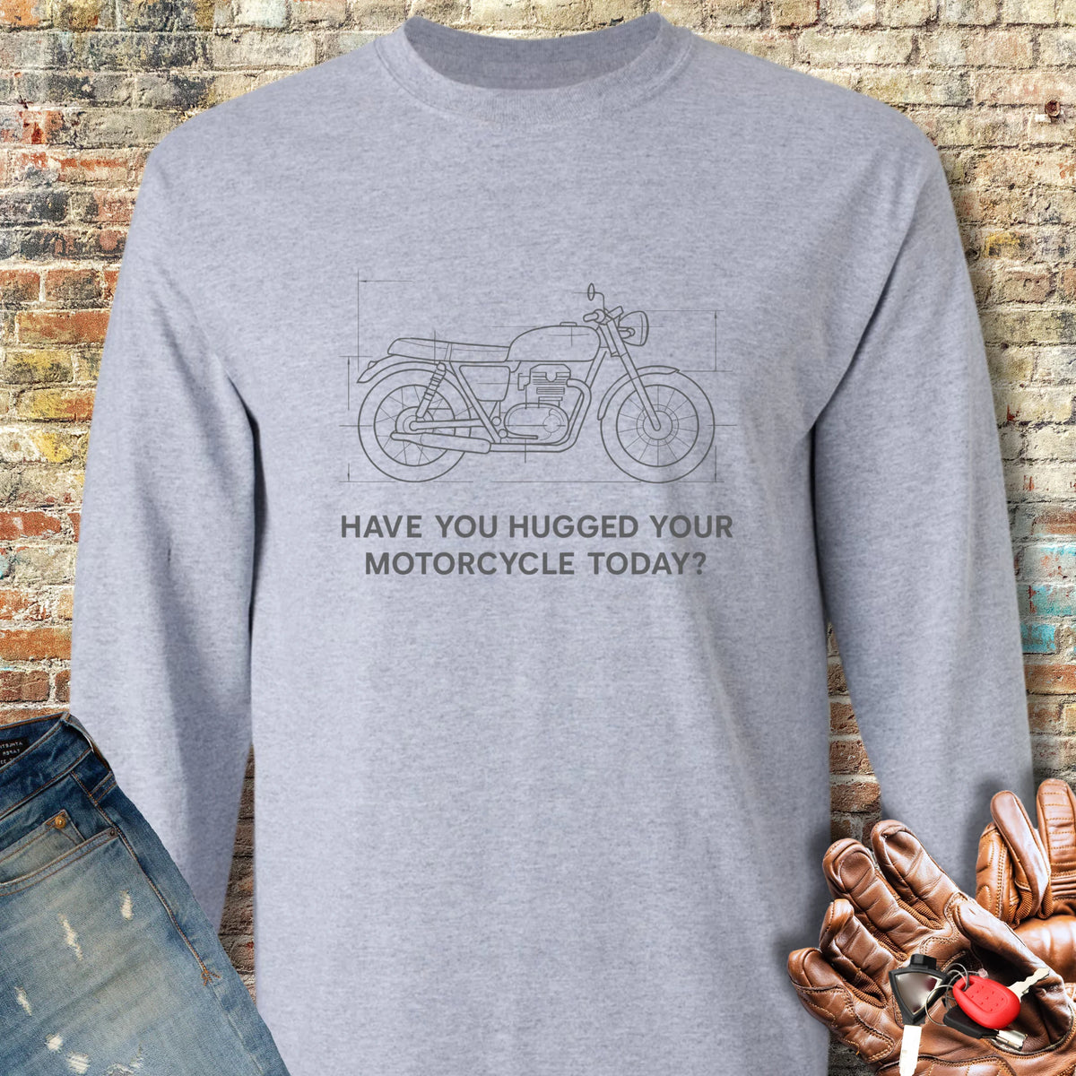 Maintenance Required Long Sleeve T-Shirt - Sport Grey