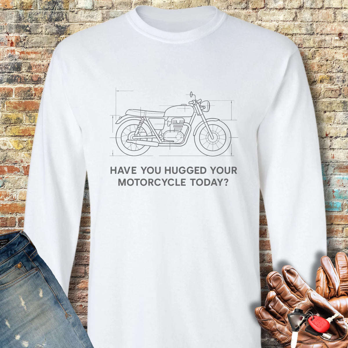 Maintenance Required Long Sleeve T-Shirt - White