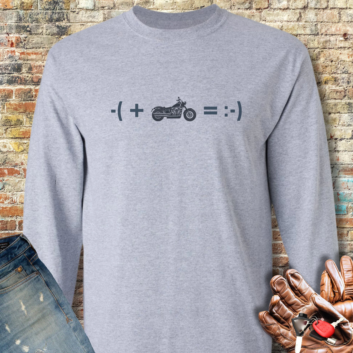 Math (Cruiser) Long Sleeve T-Shirt - Sport Grey