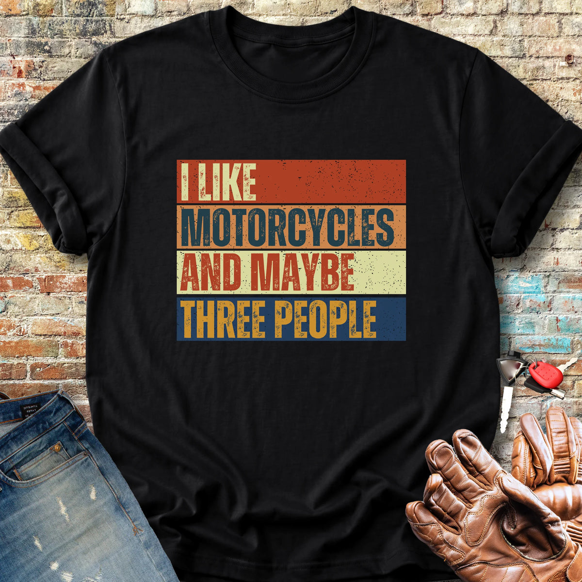 Maybe (Block) Classic T-Shirt - Black
