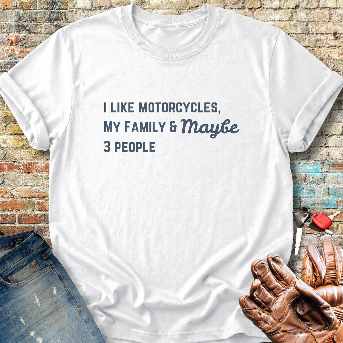 Maybe Dad Classic T-Shirt - White