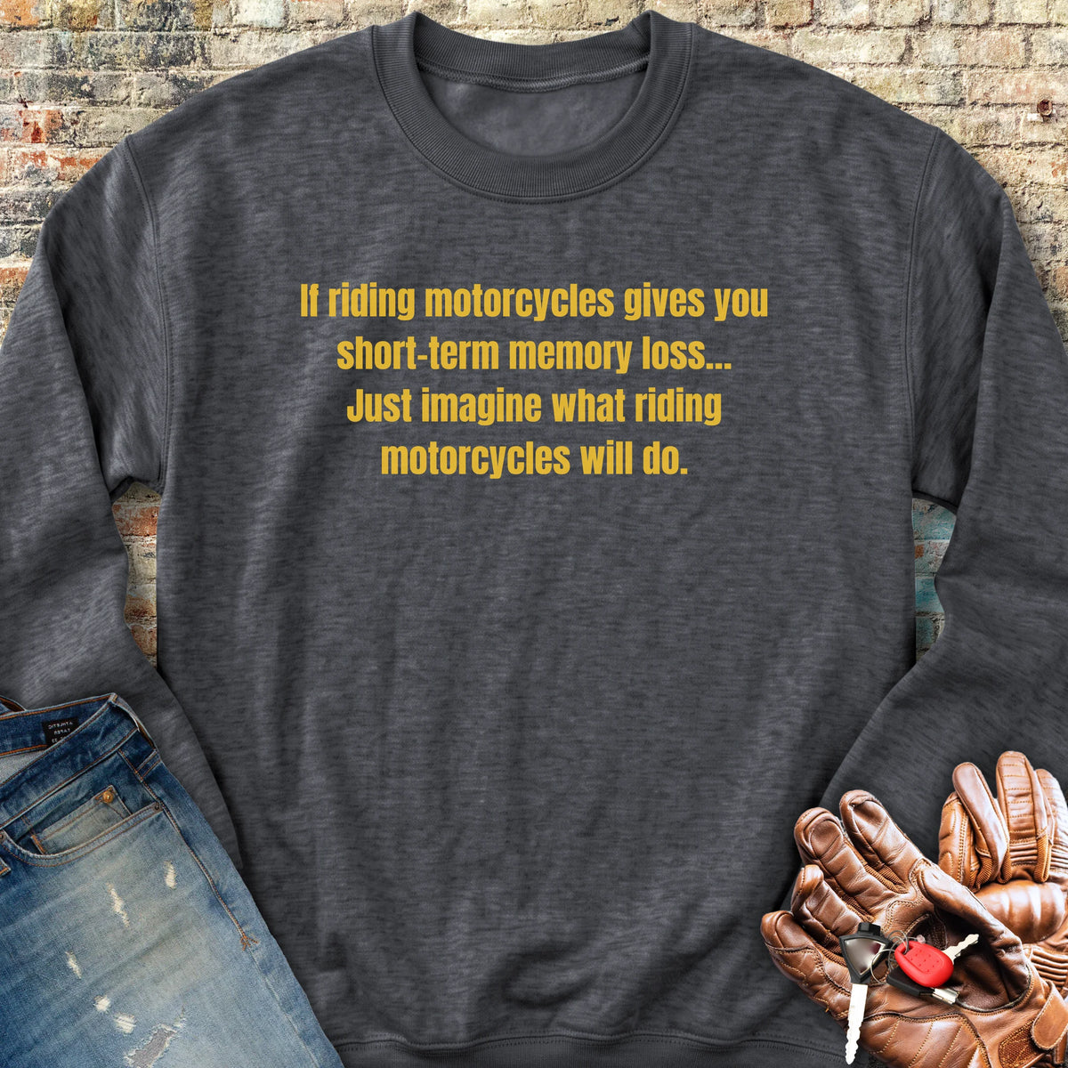 Memory Loss Sweatshirt - Dark Heather
