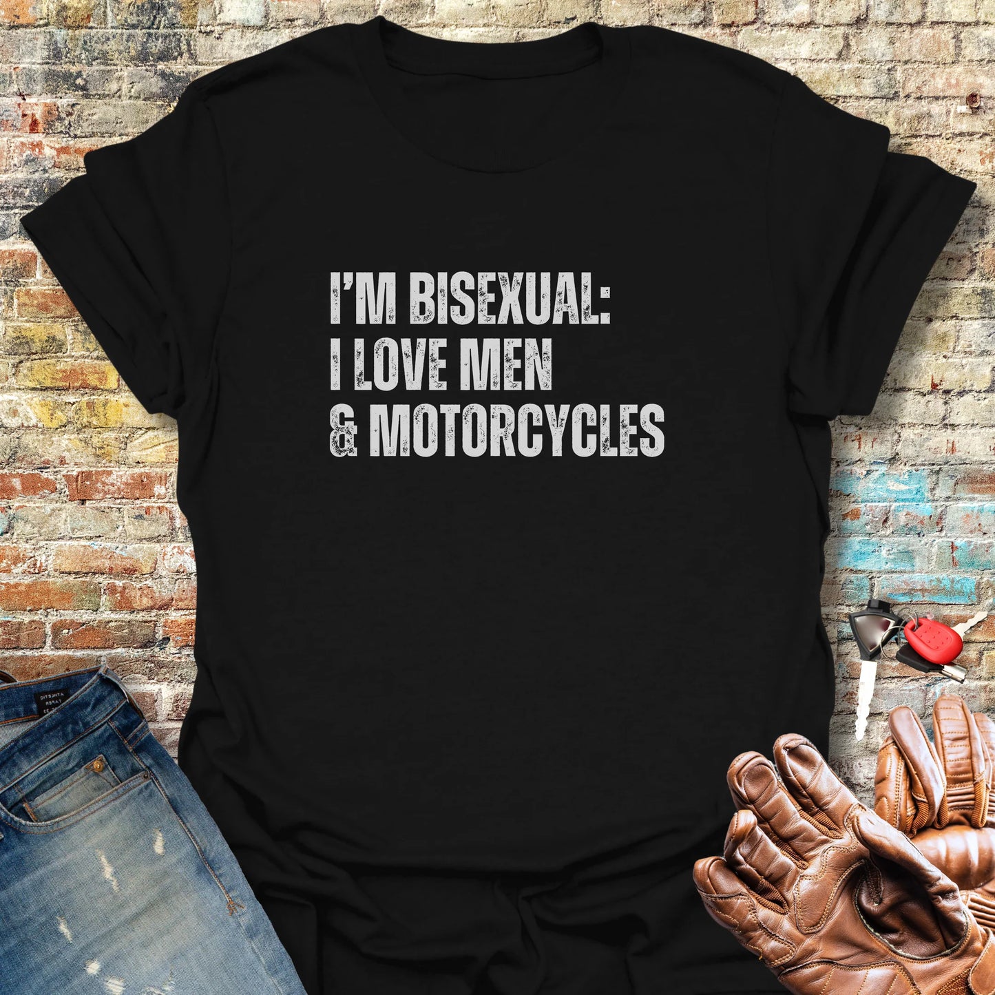 Men & Motorcycles T-Shirt - Black