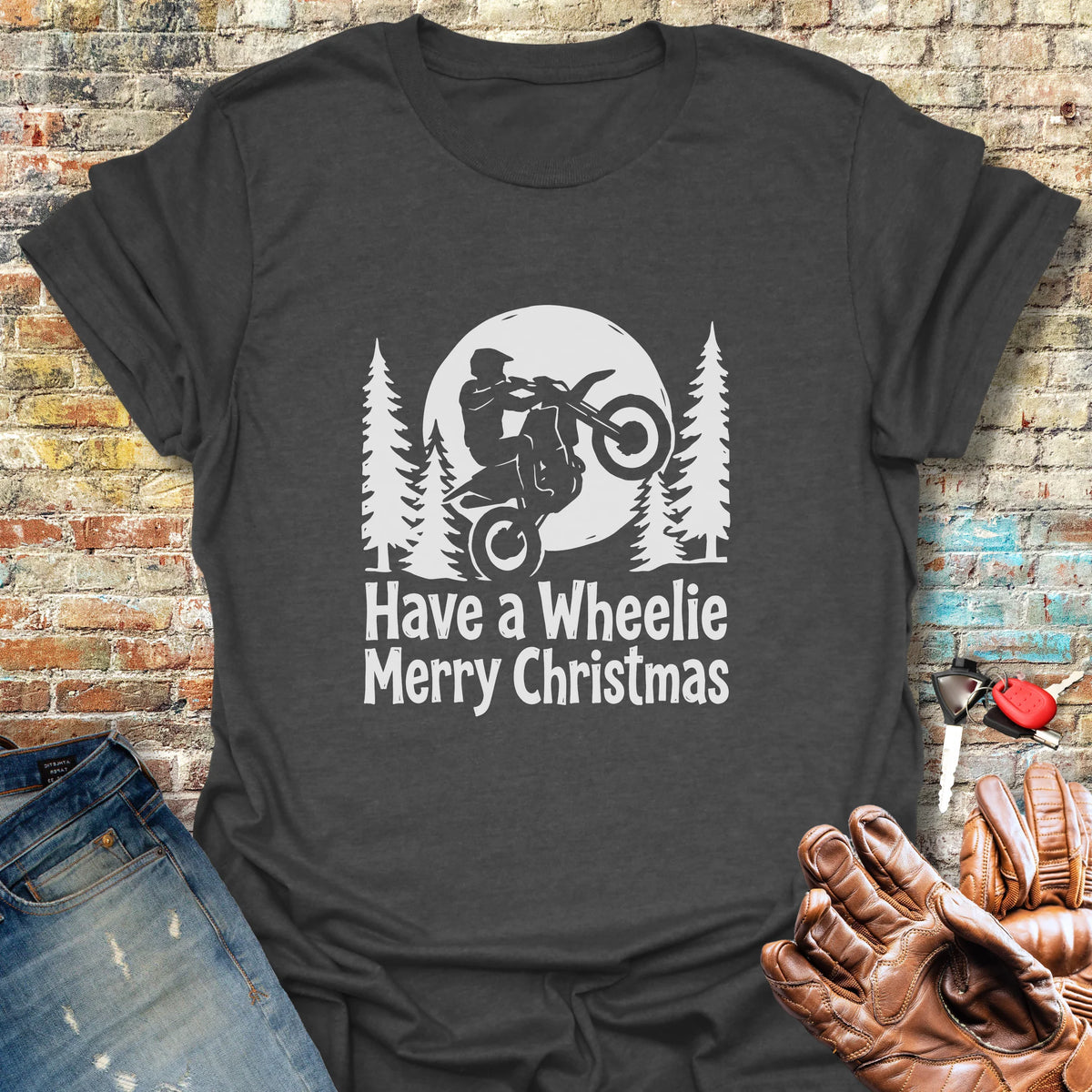 Merry Christmas Softstyle T-Shirt - Dark Heather