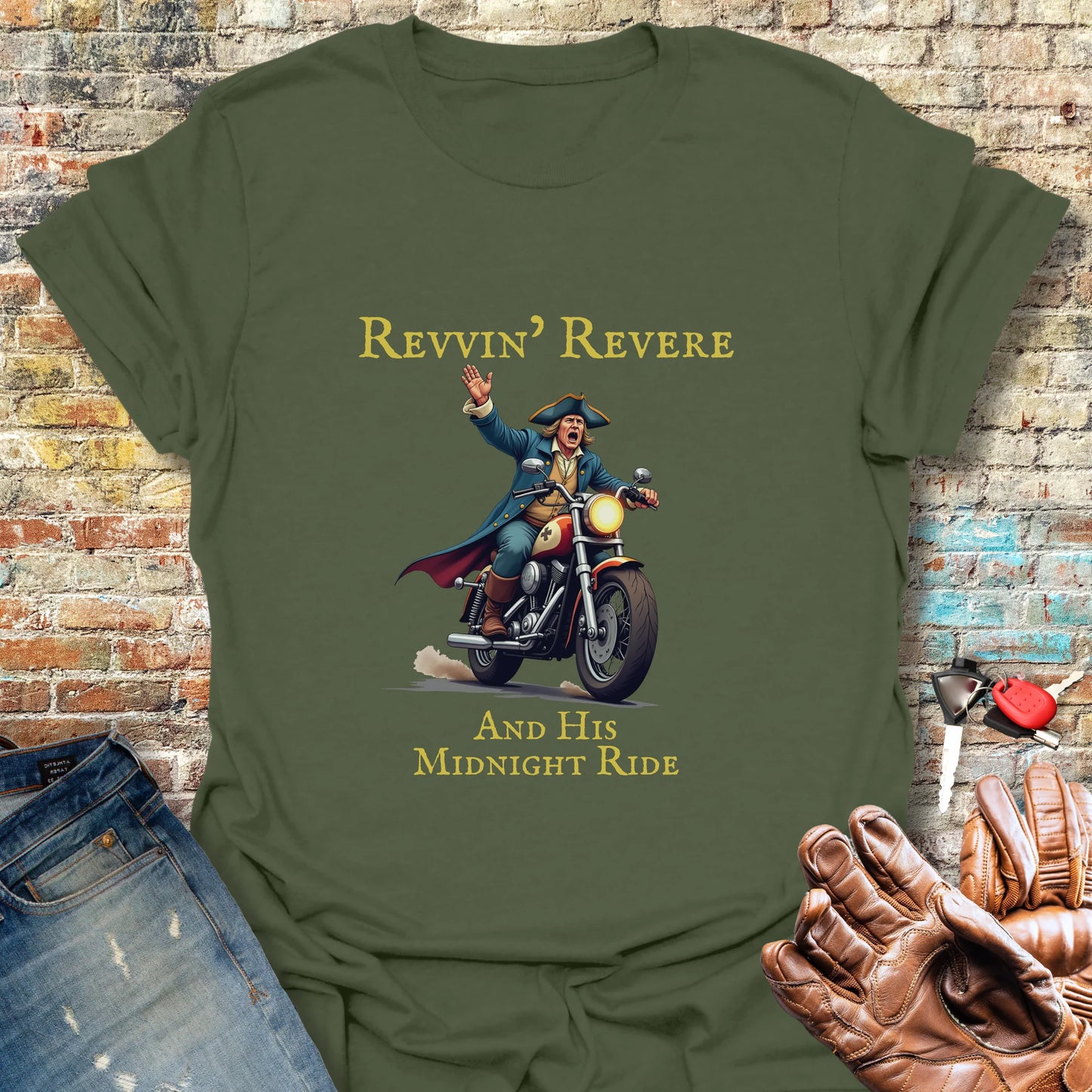 Midnight Ride T-Shirt - Military Green
