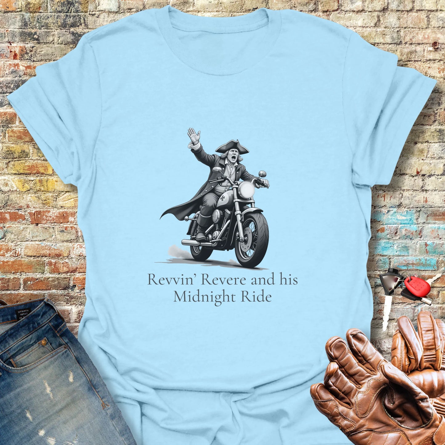 Midnight Ride Classic T-Shirt - Light Blue