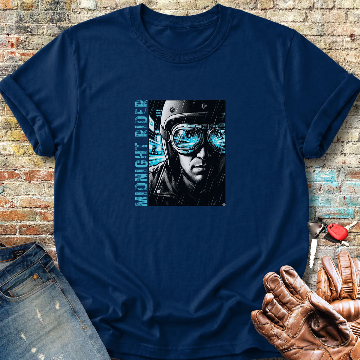 Midnight Rider Classic T-Shirt - Navy