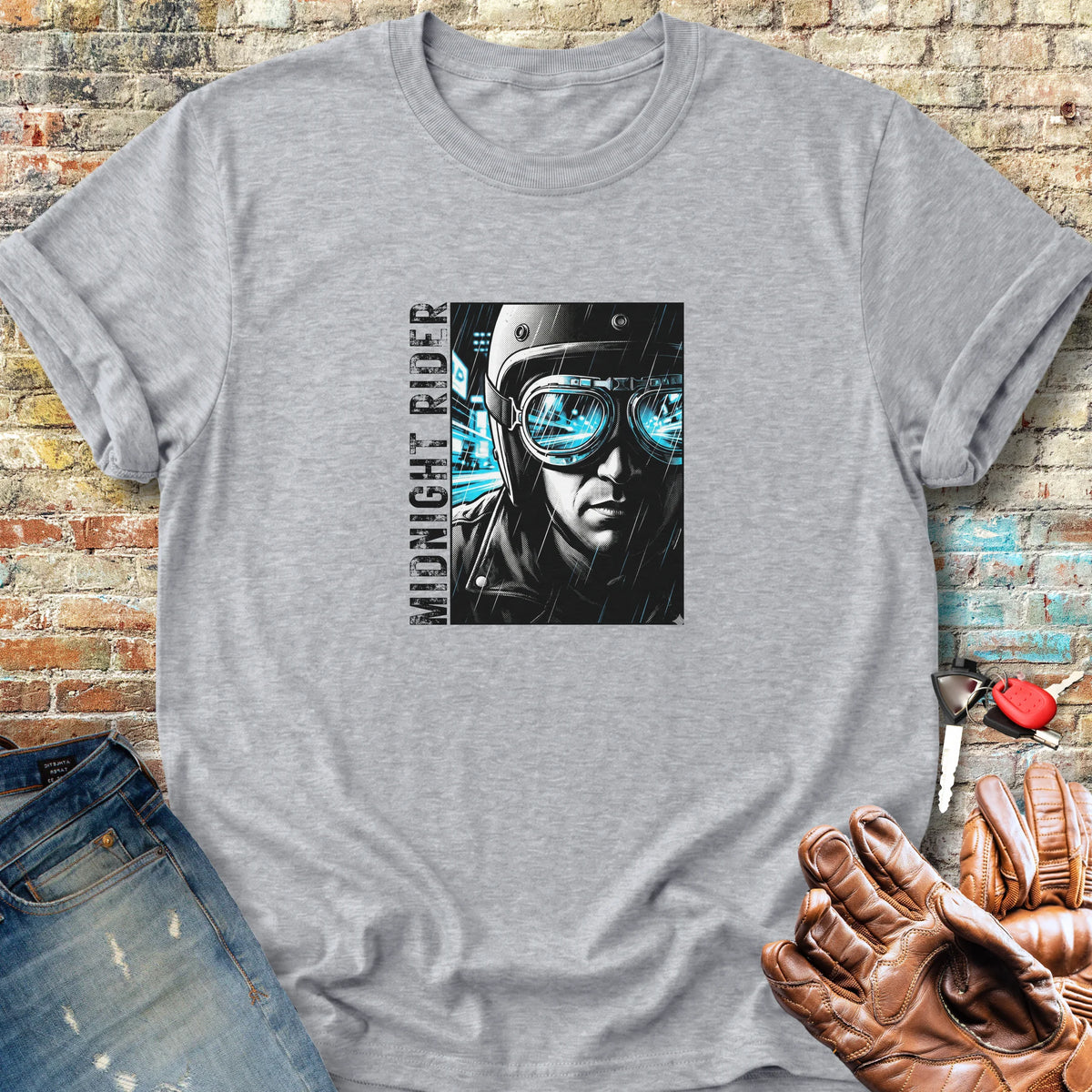 Midnight Rider Classic T-Shirt - Sport Grey