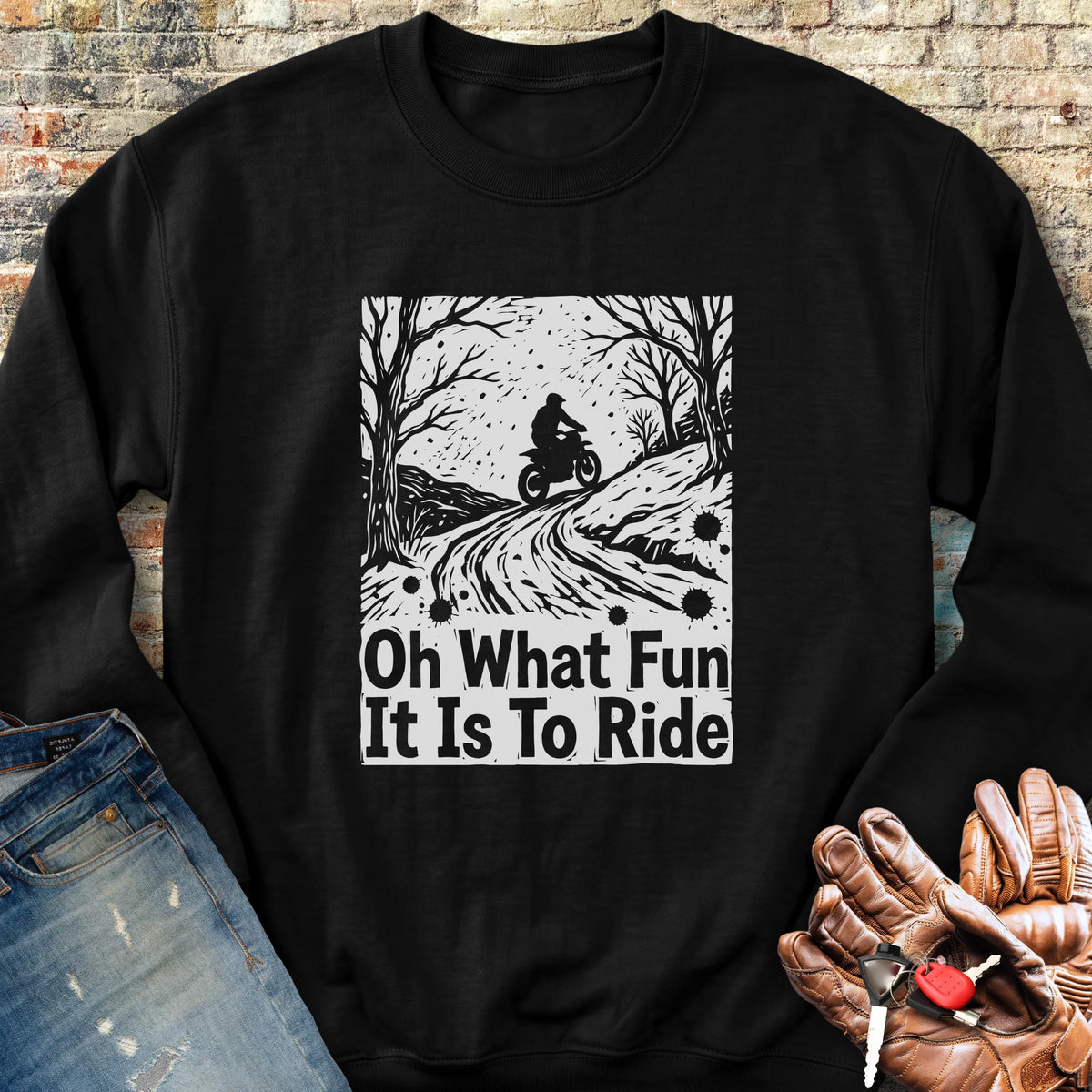Midwinter Rider Sweatshirt - Black