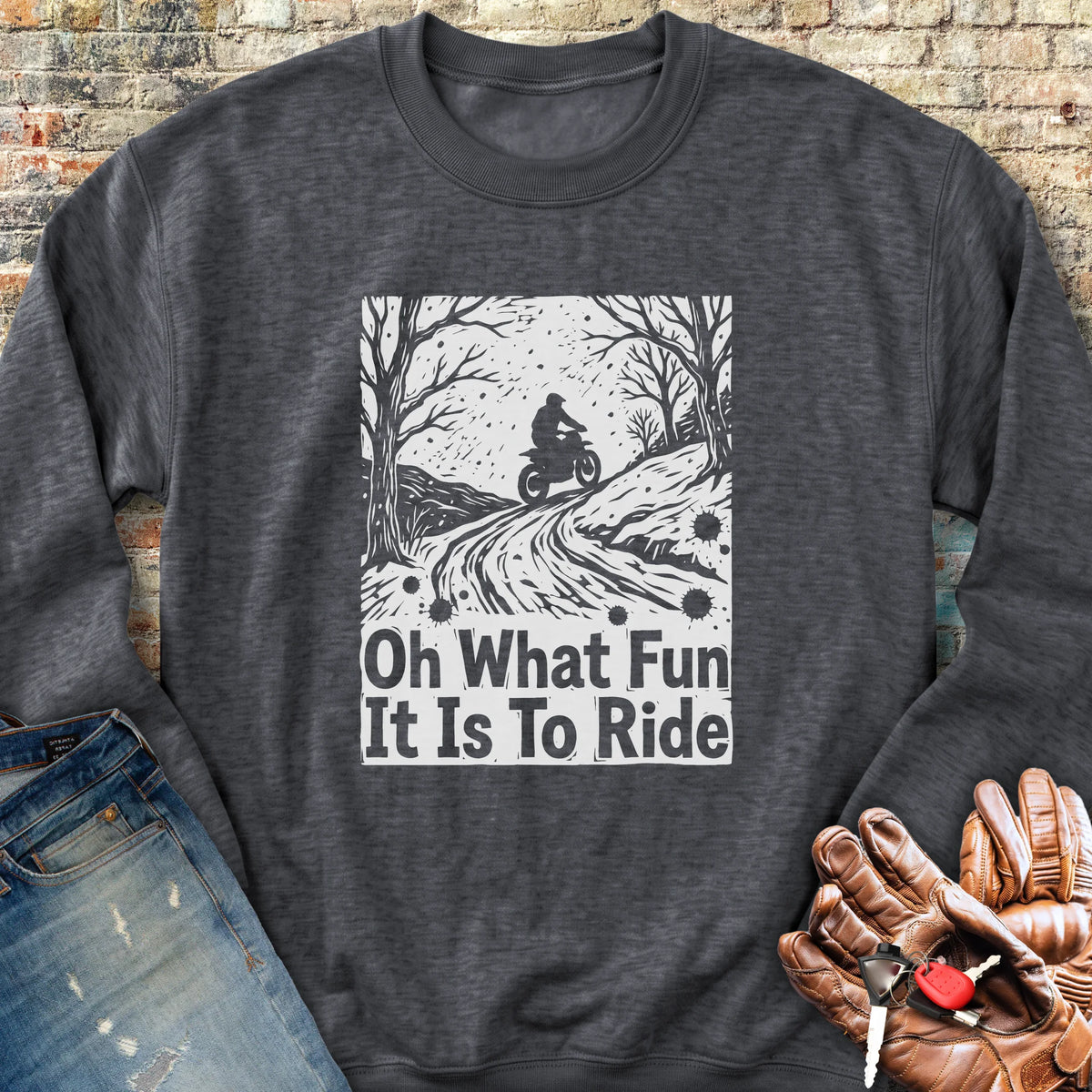 Midwinter Rider Sweatshirt - Dark Heather