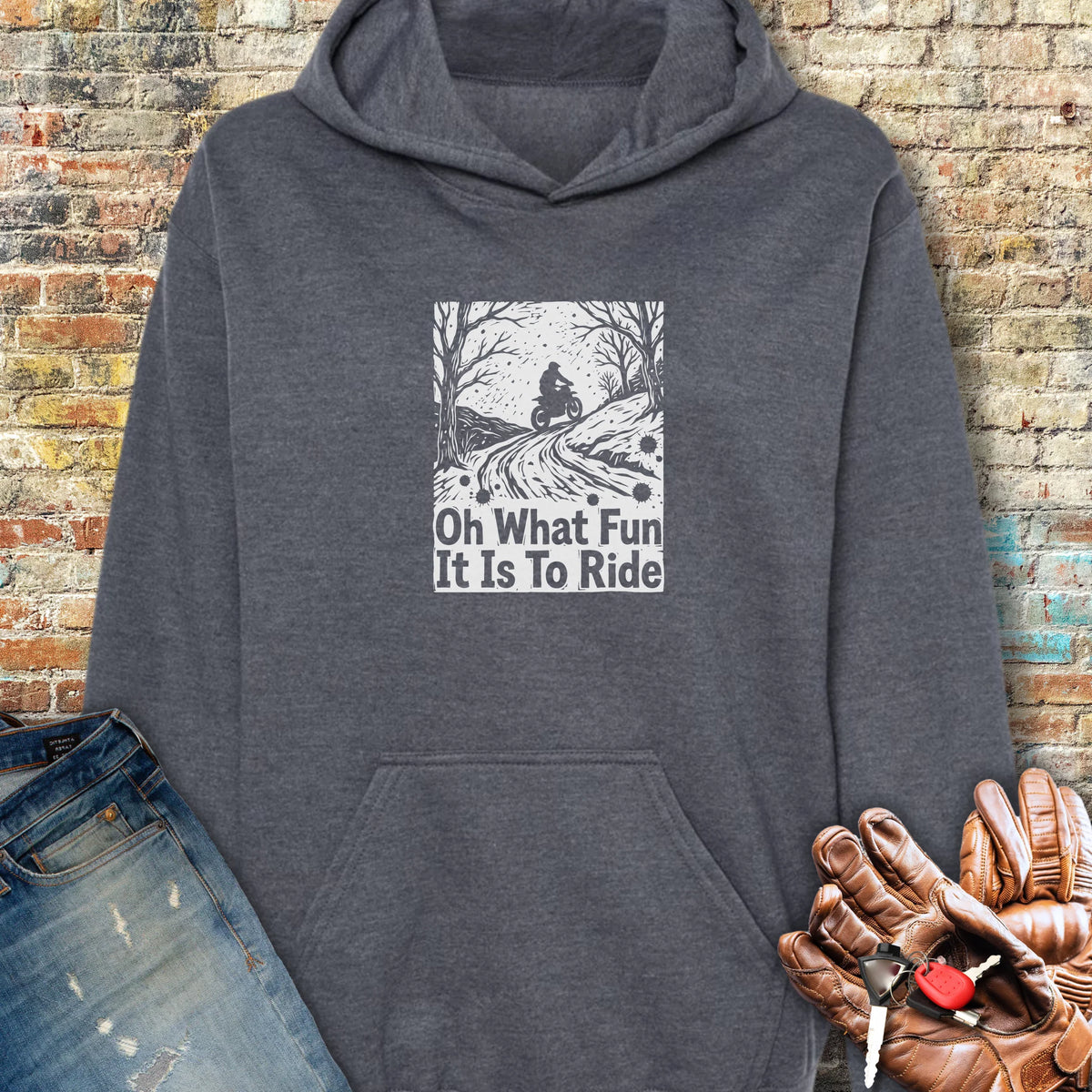 Midwinter Rider Hoodie - Dark Heather