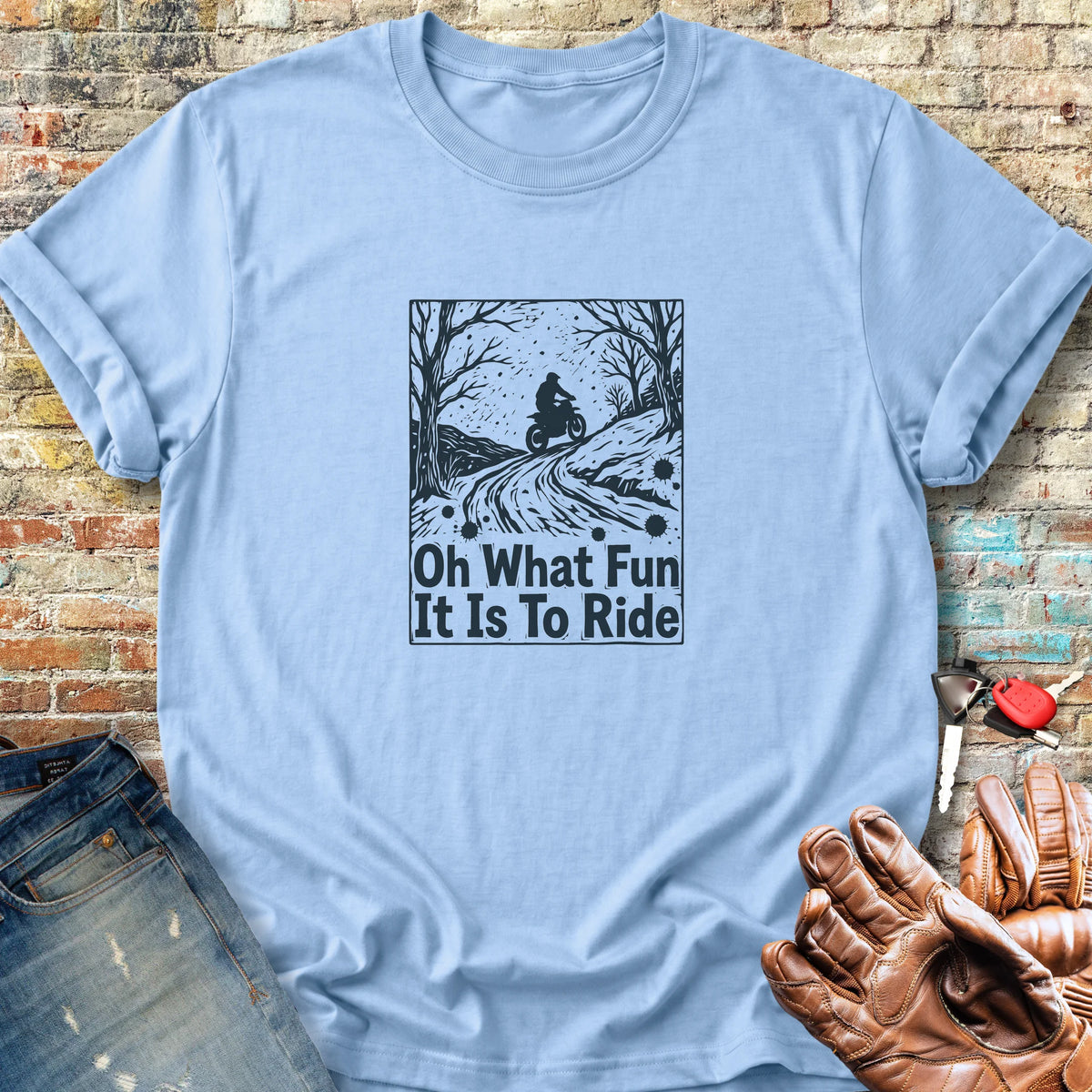 Midwinter Rider Classic T-Shirt - Light Blue