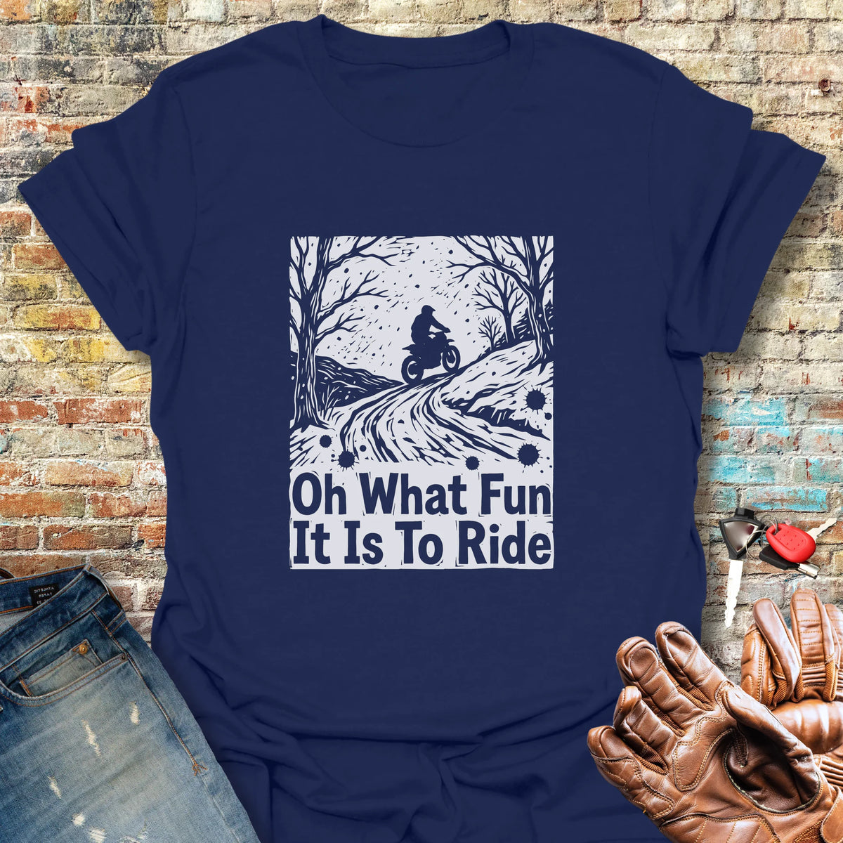 Midwinter Rider Softstyle T-Shirt - Navy
