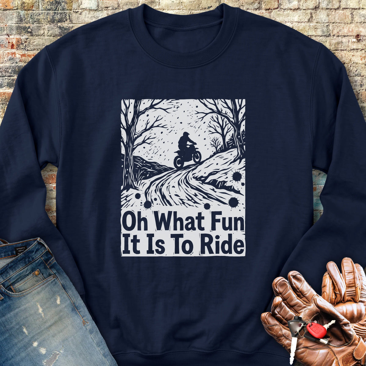 Midwinter Rider Sweatshirt - Navy