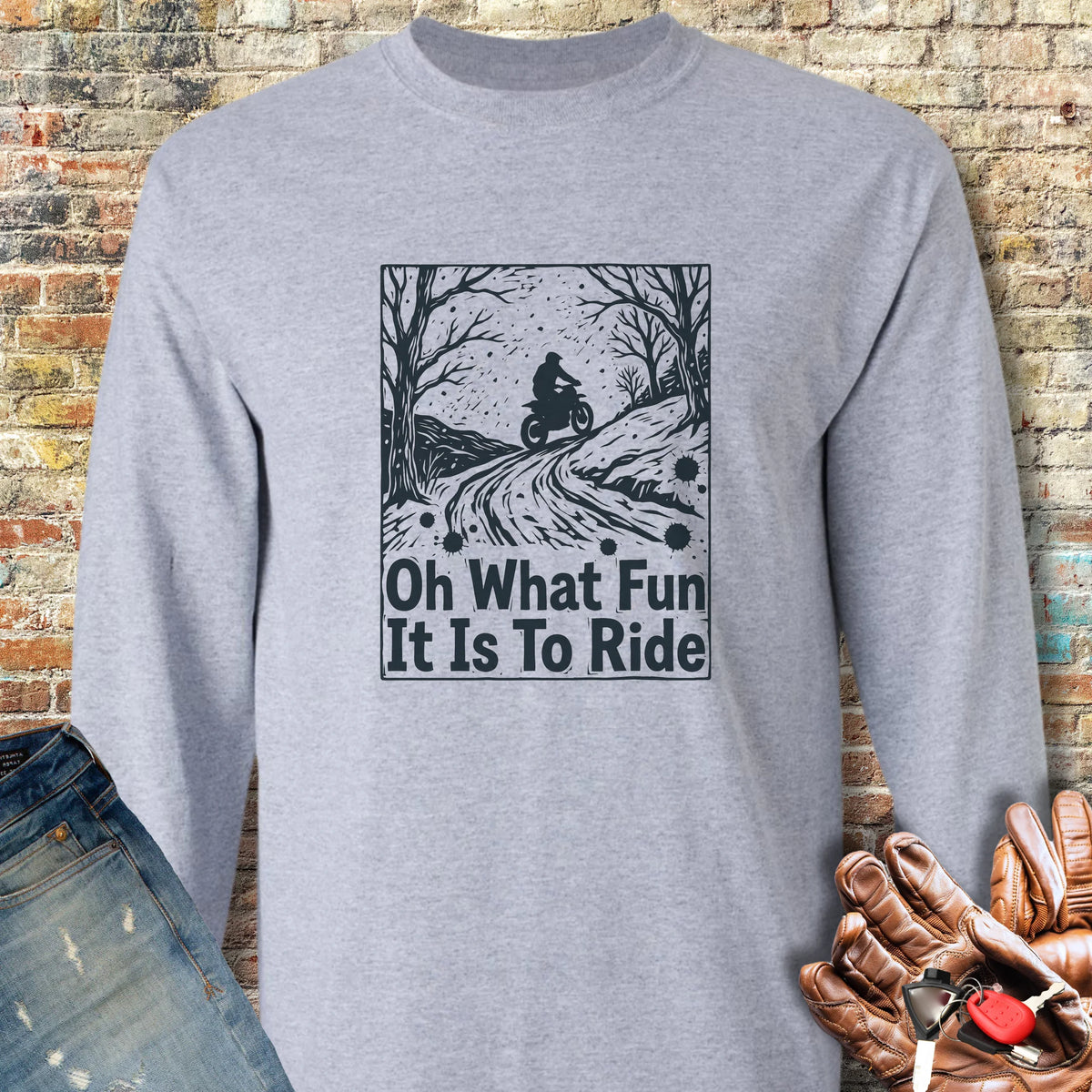Midwinter Rider Long Sleeve T-Shirt - Sport Grey