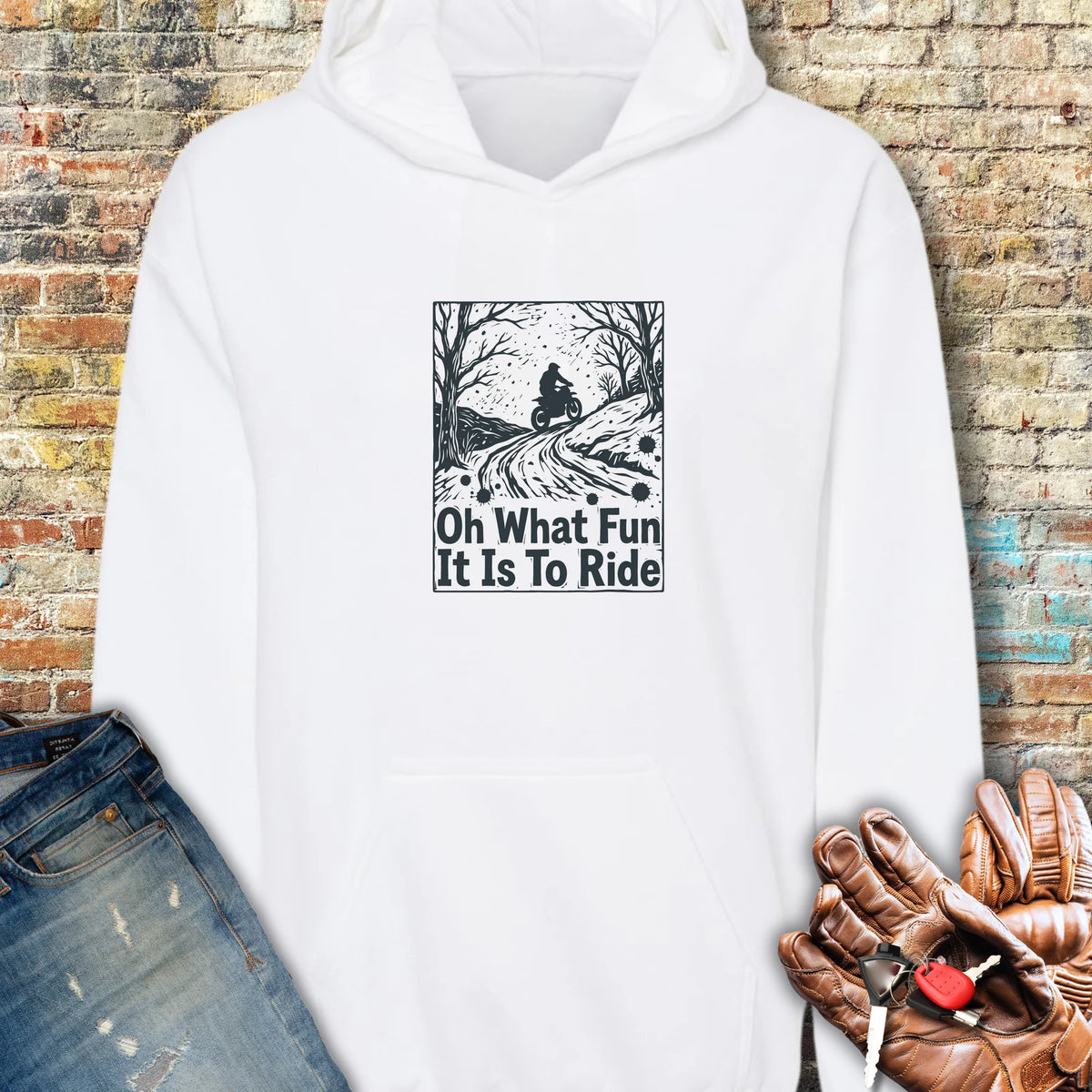 Midwinter Rider Hoodie - White