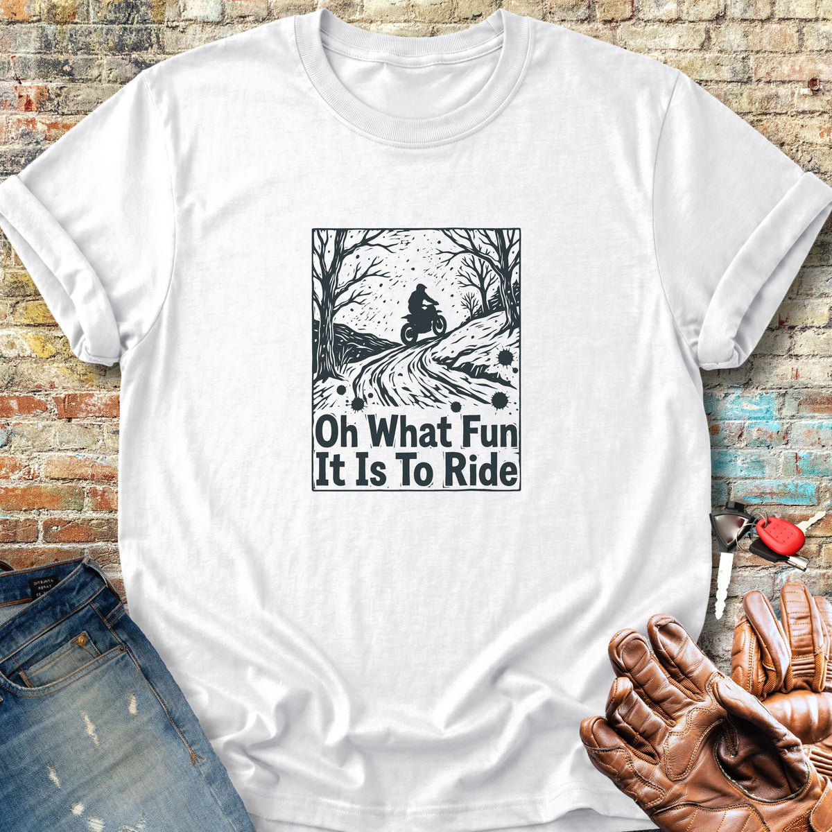 Midwinter Rider Classic T-Shirt - White