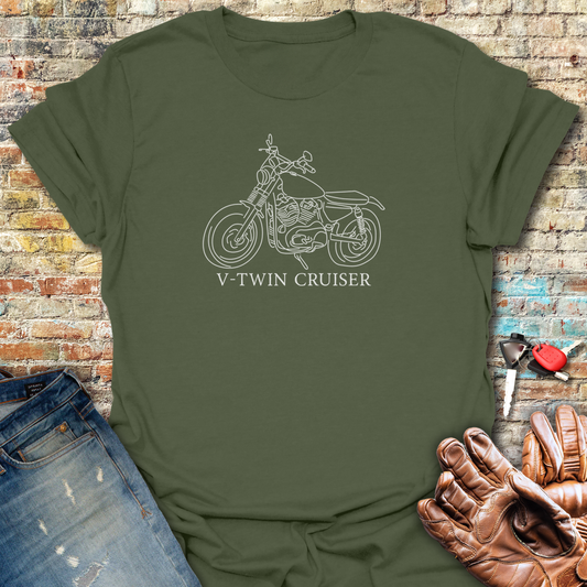 Cruiser Line T-Shirt - Military Green