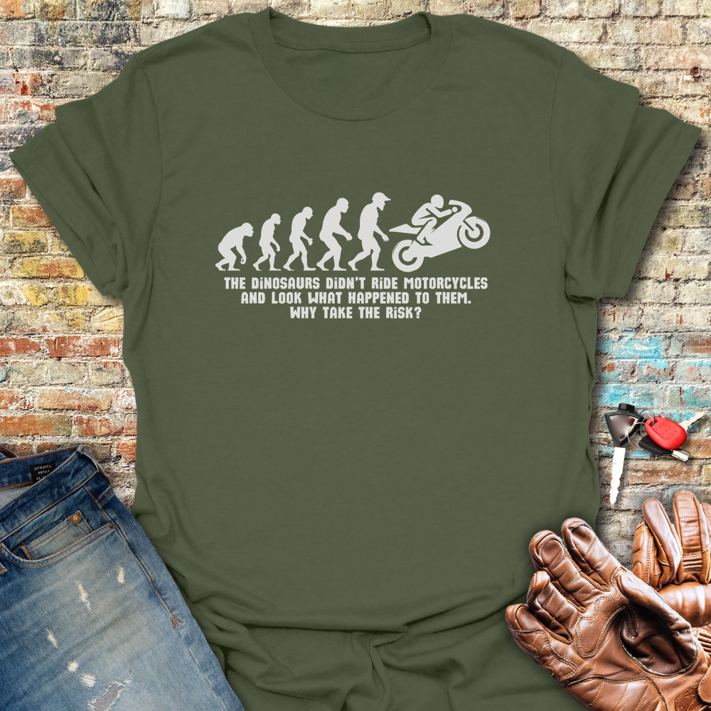 Sports Dinosaurs T-Shirt - Military Green