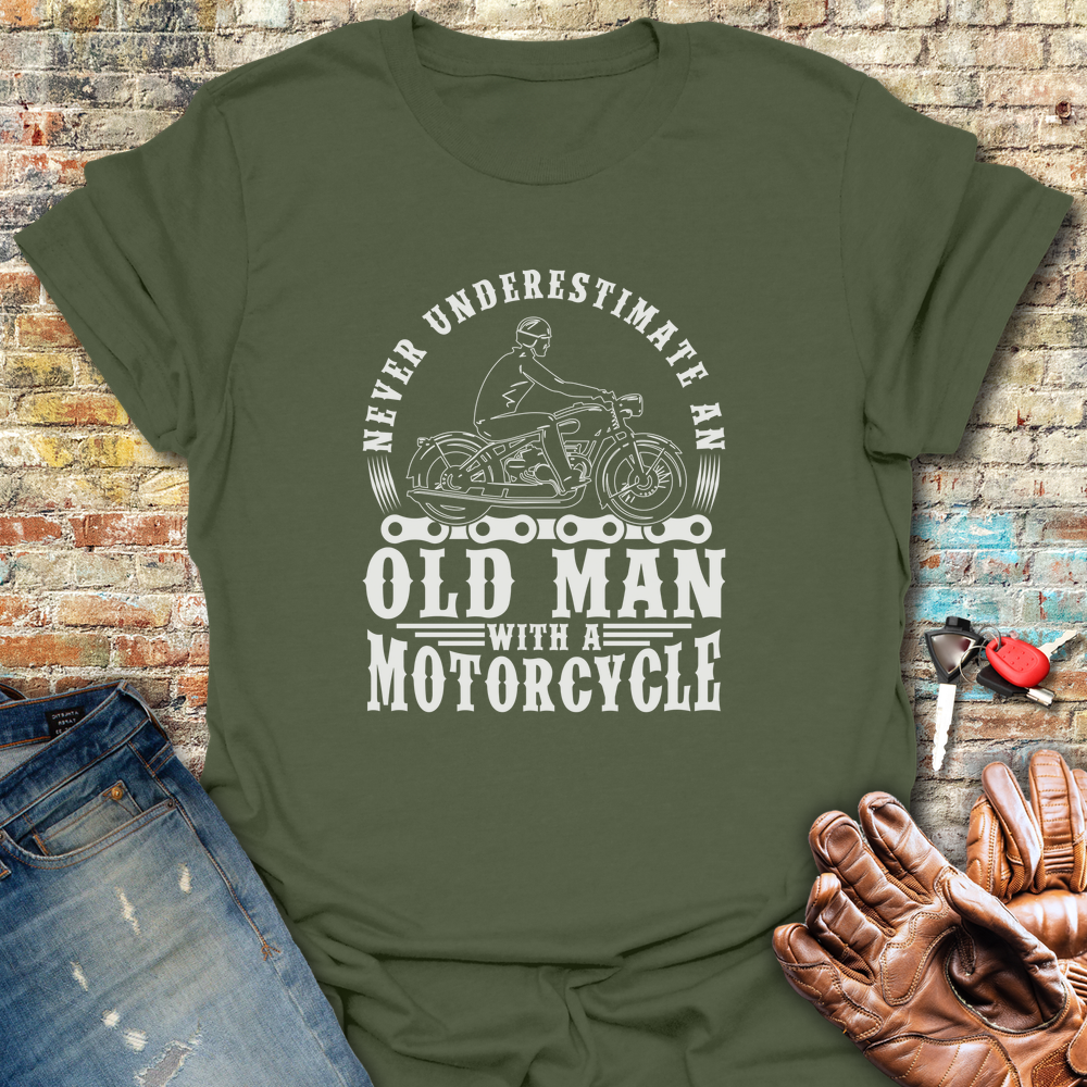 Old Man T-Shirt - Military Green