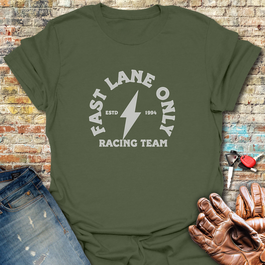 Fast Lane T-Shirt - Military Green