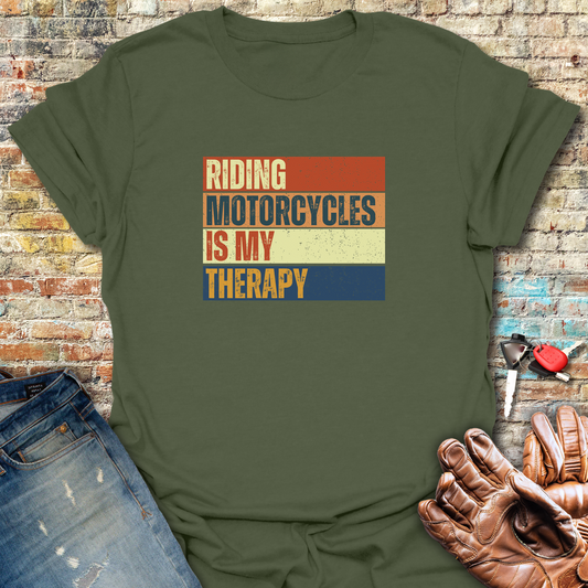 Therapy Block T-Shirt - Military Green