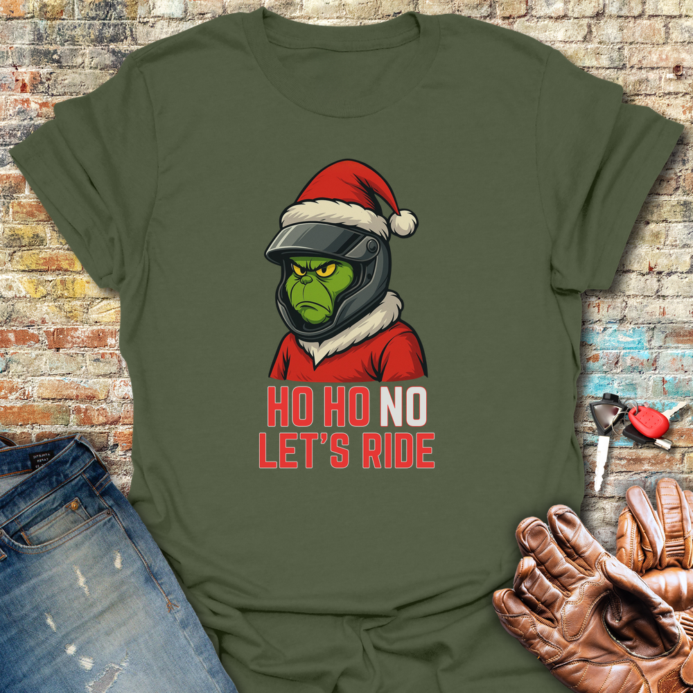 Ho Ho No T-Shirt - Military Green