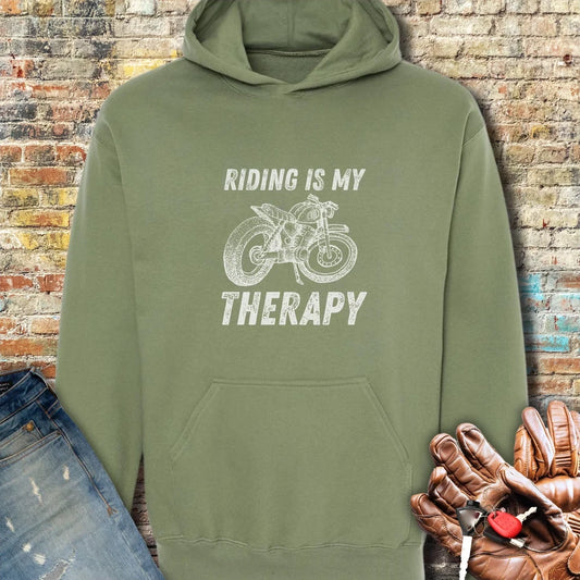 Therapy Hoodie - Military Green
