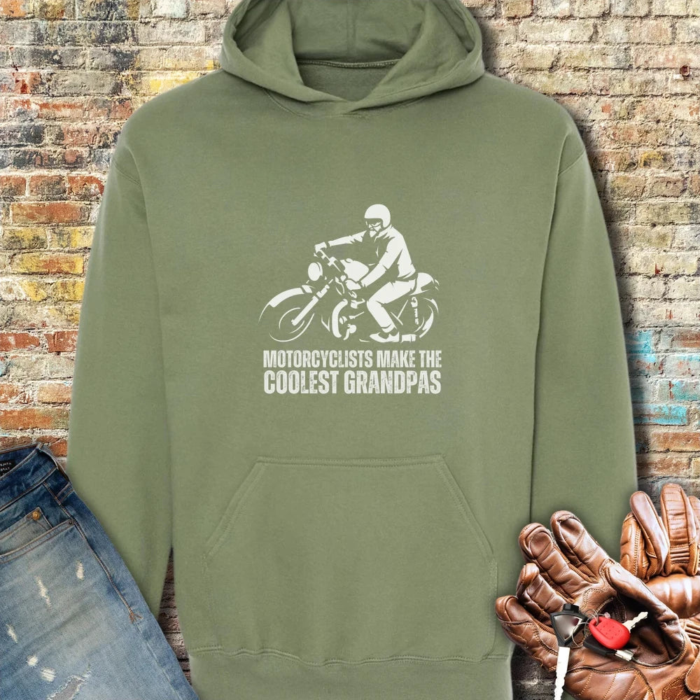 Coolest Grandpas Hoodie - Military Green