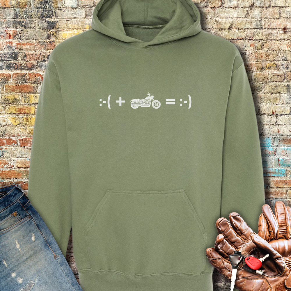 Math (Cruiser) Hoodie - Military Green