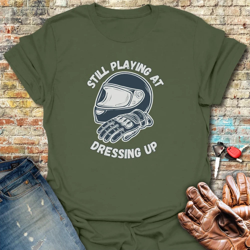 Dressing Up T-Shirt - Military Green