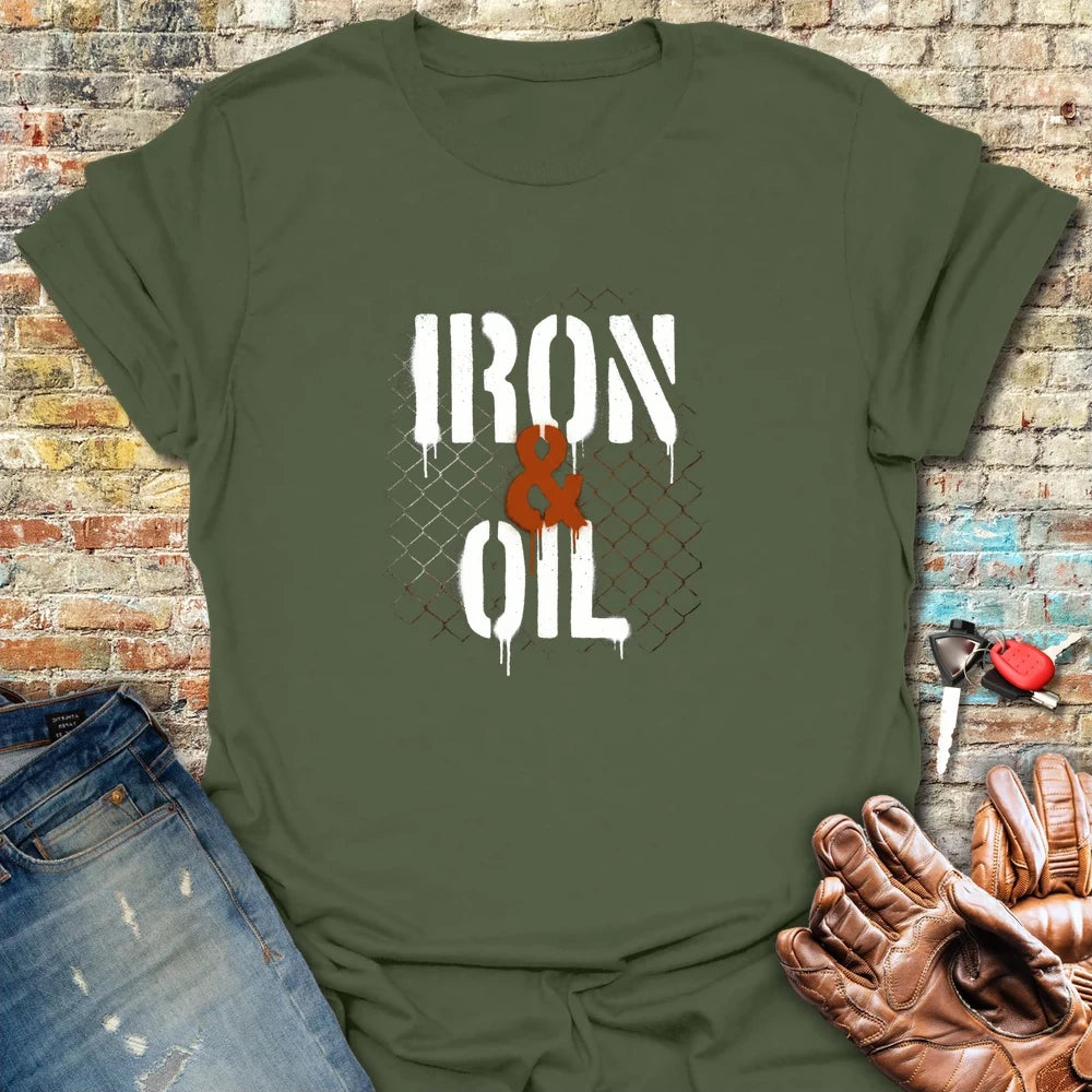 Iron Oil T-Shirt - Military Green