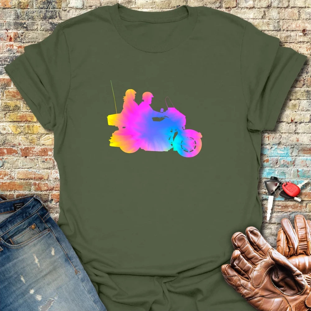 Paint Explosion T-Shirt - Military Green