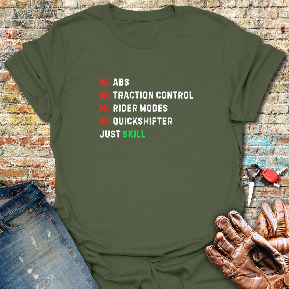 Skill T-Shirt - Military Green