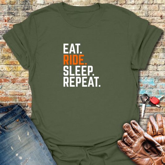 Repeat T-Shirt - Military Green