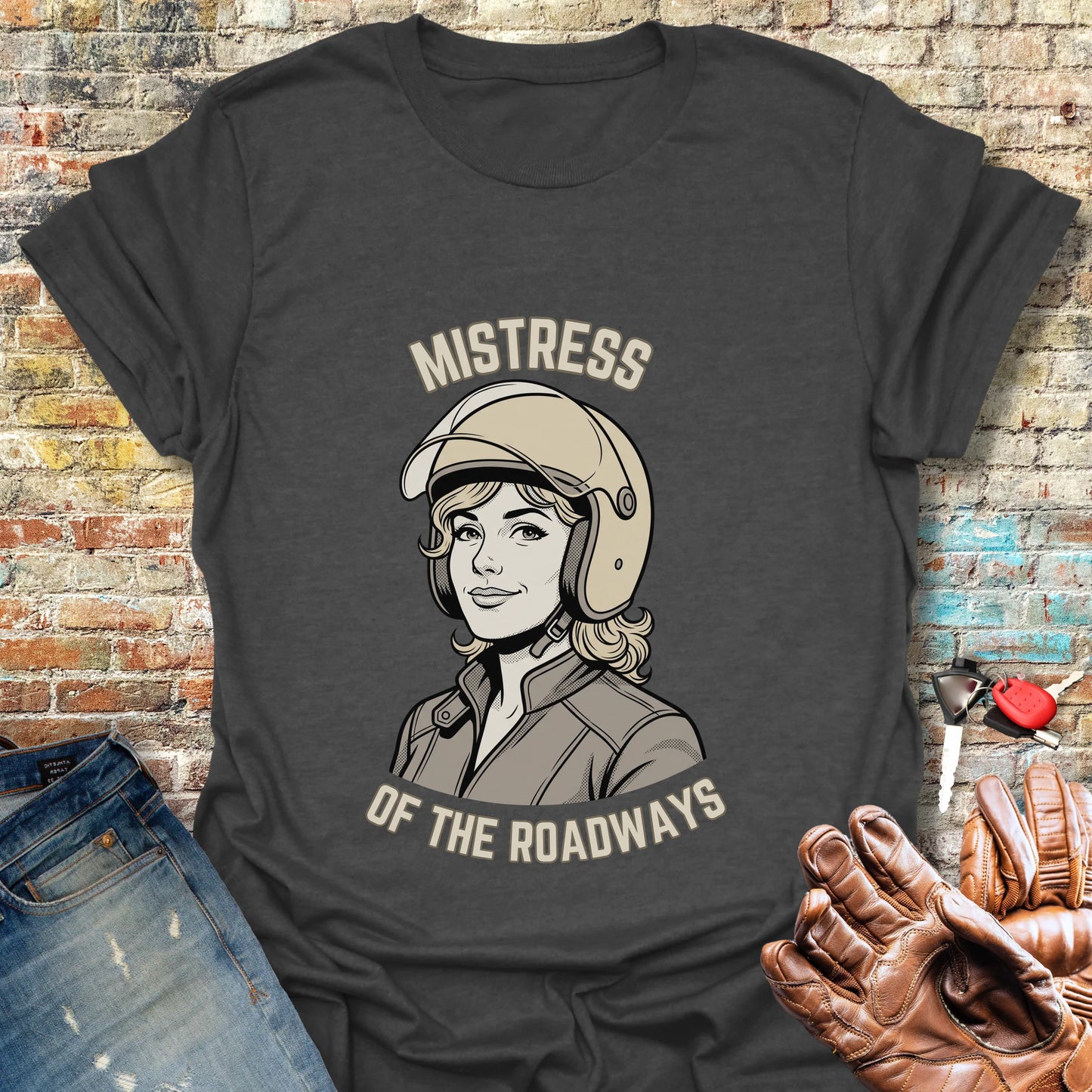 Mistress of the Roadways T-Shirt - Dark Heather