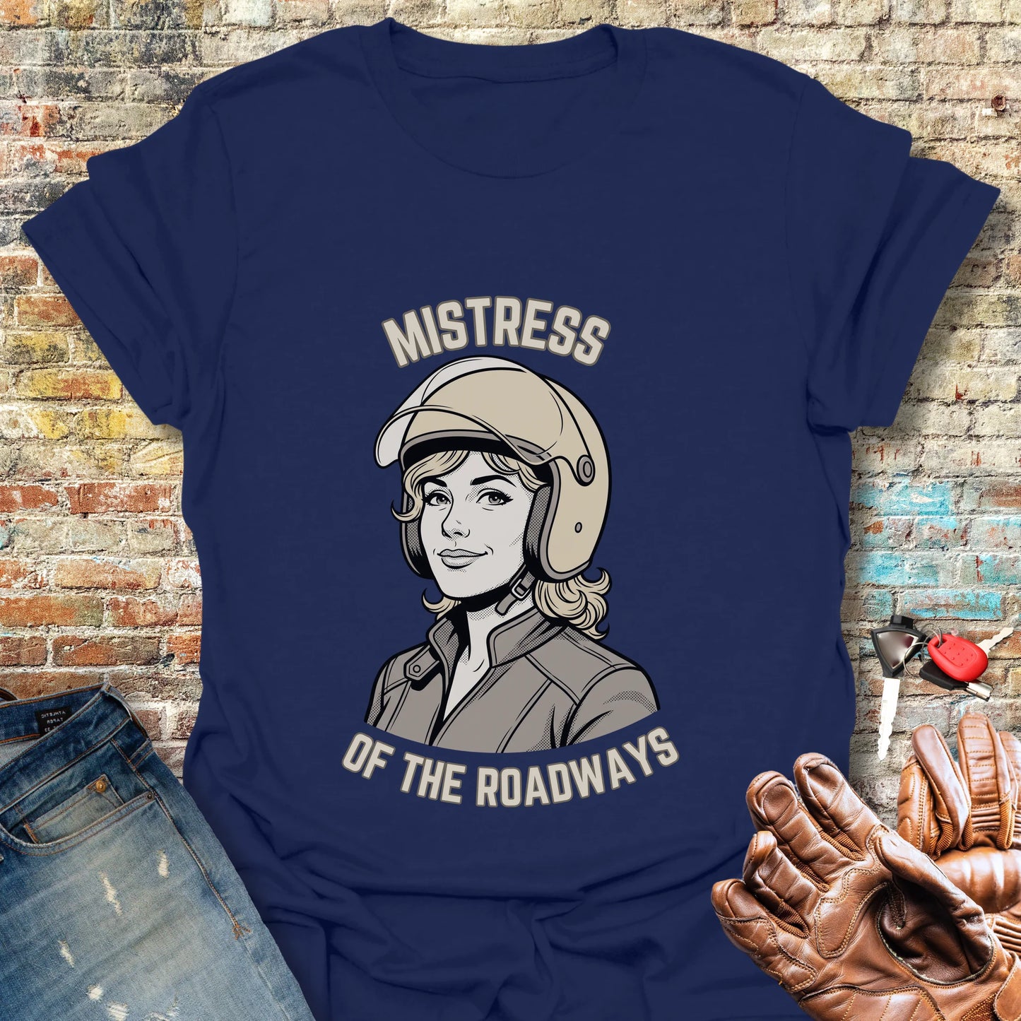 Mistress of the Roadways T-Shirt - Navy