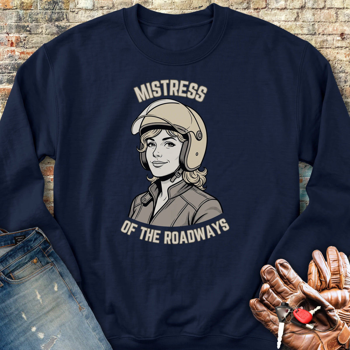 Mistress of the Roadways Sweatshirt - Navy