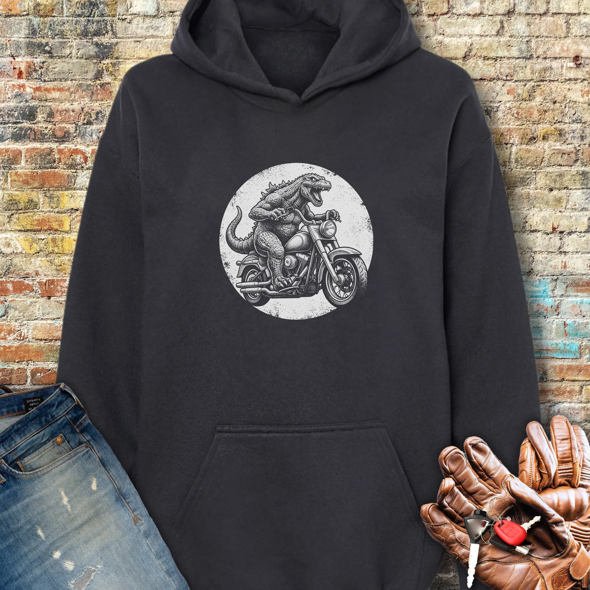 Monster Ride Hoodie - Black