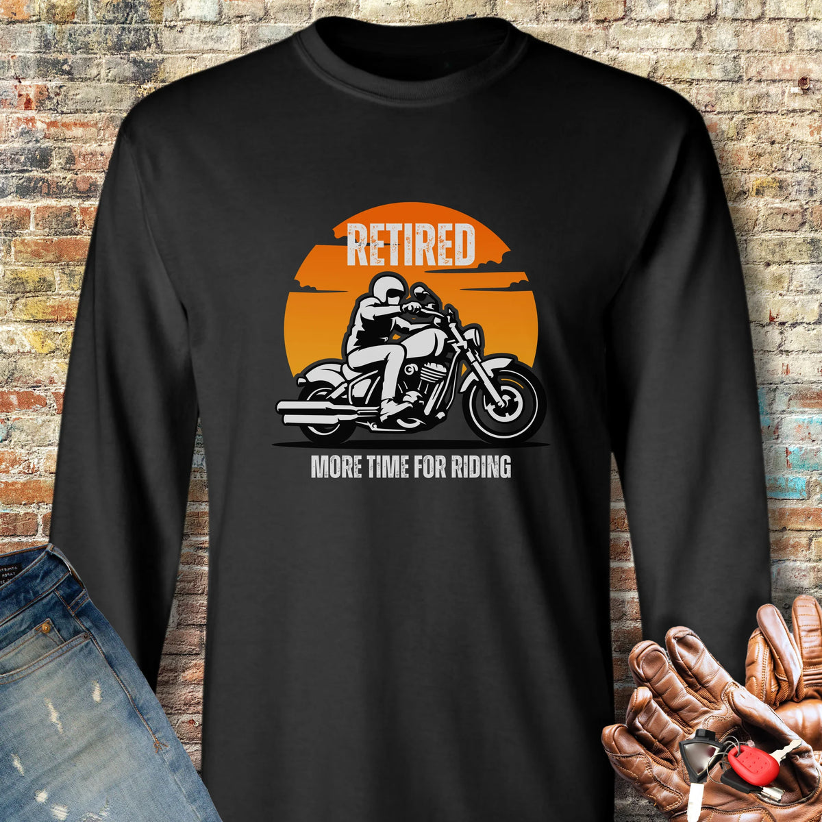 More Time Long Sleeve T-Shirt - Black