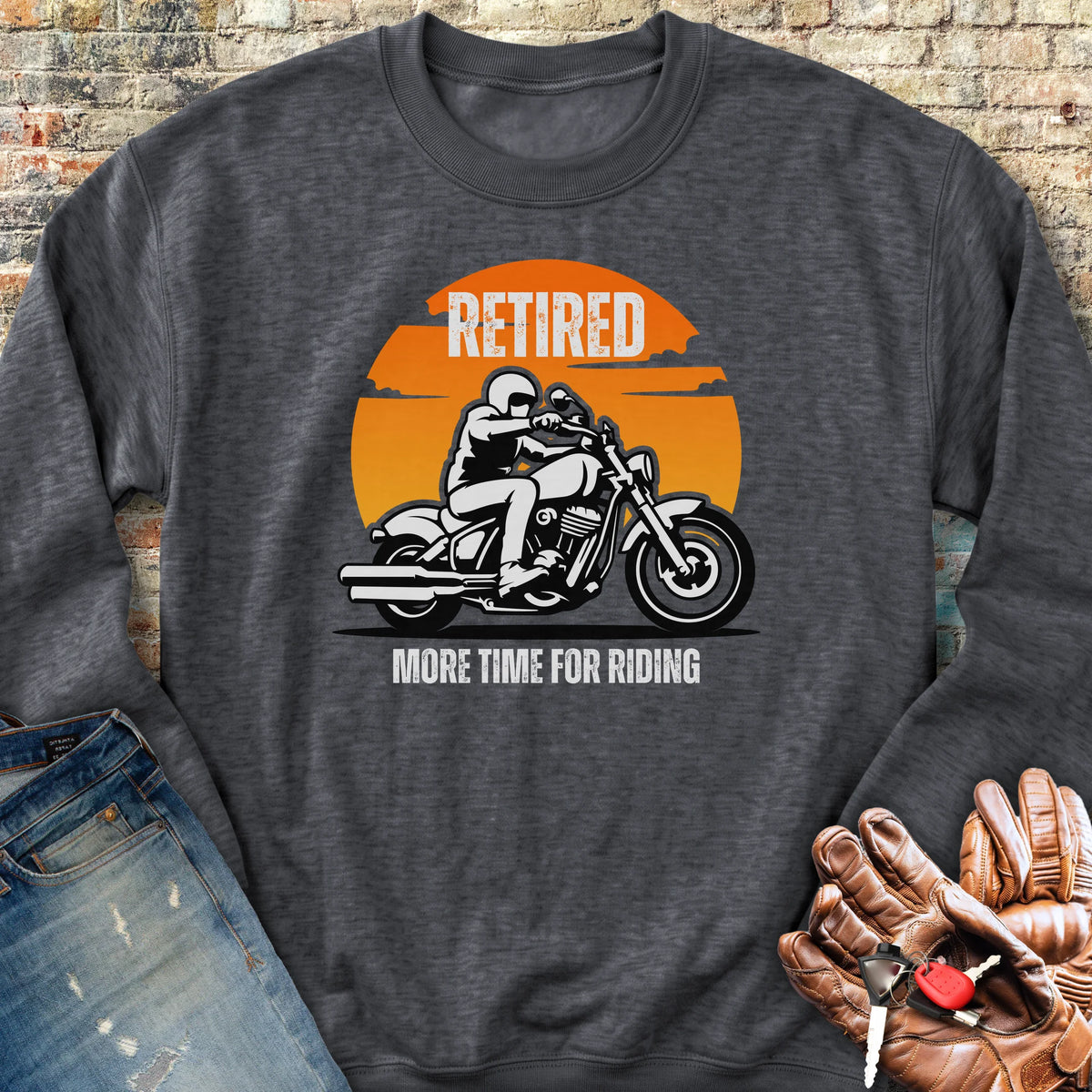 More Time Sweatshirt - Dark Heather