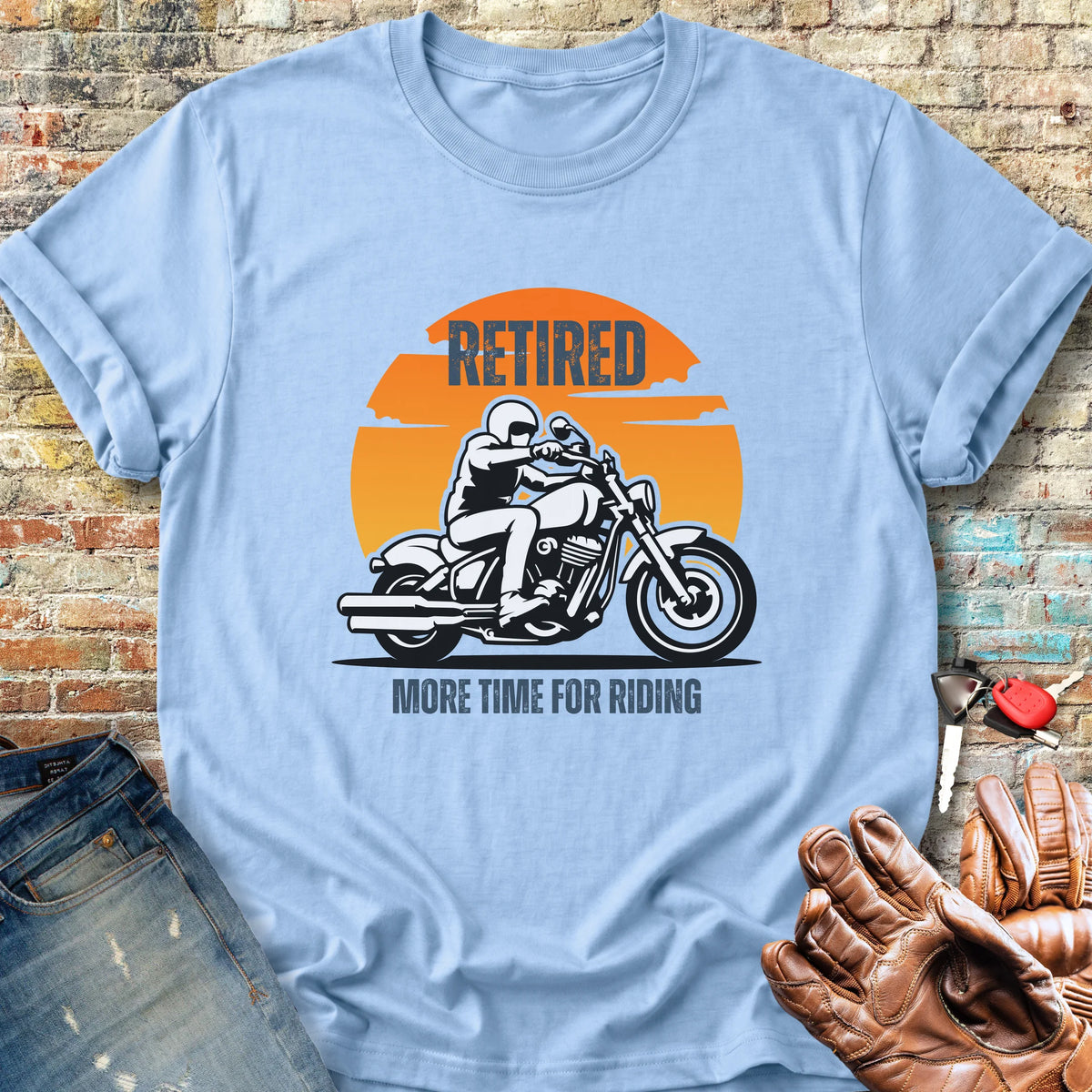 More Time Classic T-Shirt - Light Blue