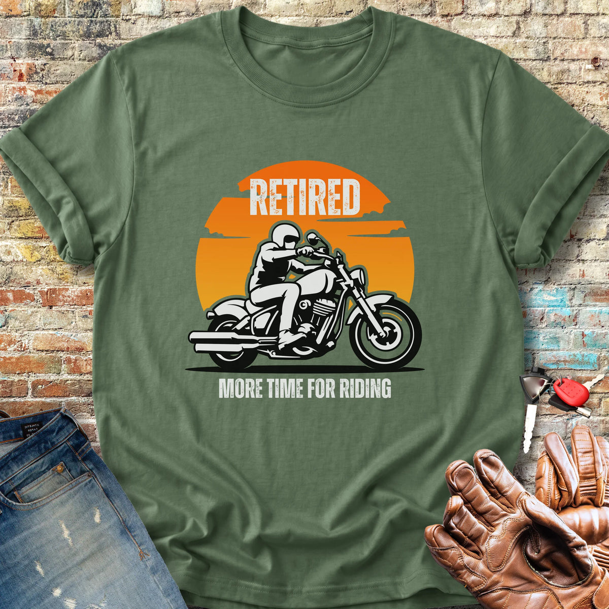 More Time Classic T-Shirt - Military Green