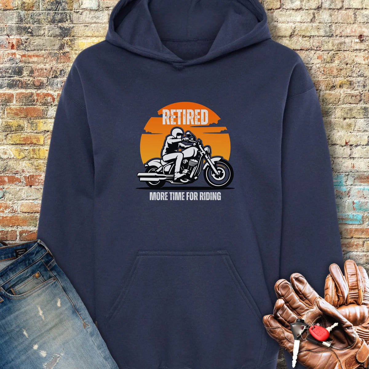 More Time Hoodie - Navy