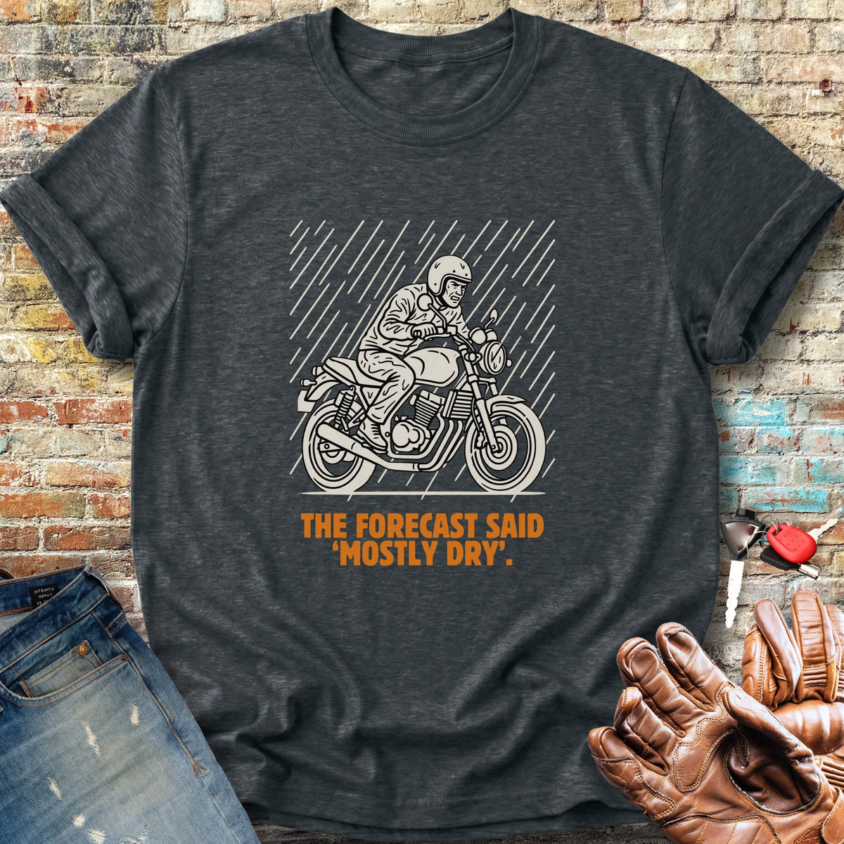 Mostly Dry Classic T-Shirt - Dark Heather