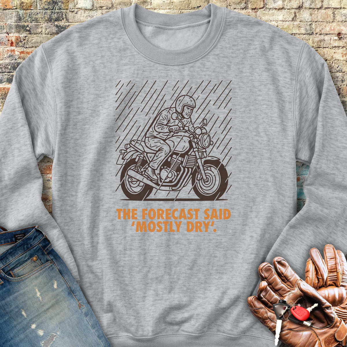 Mostly Dry Sweatshirt - Sport Grey