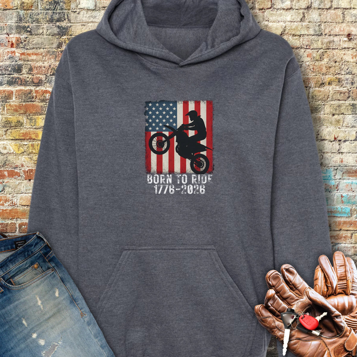 MotoX 250 Hoodie - Dark Heather